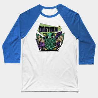 DOGTHULHU JAPANEESE MONSTER HALLOWEEN Baseball T-Shirt